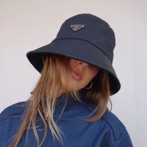 BRAND NEW- Authentic Prada Black Bucket Hat